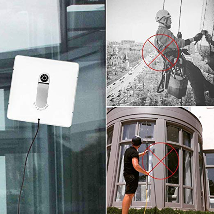 Anti-Falling High Suction Intelligent Window Cleaner Robot Machine