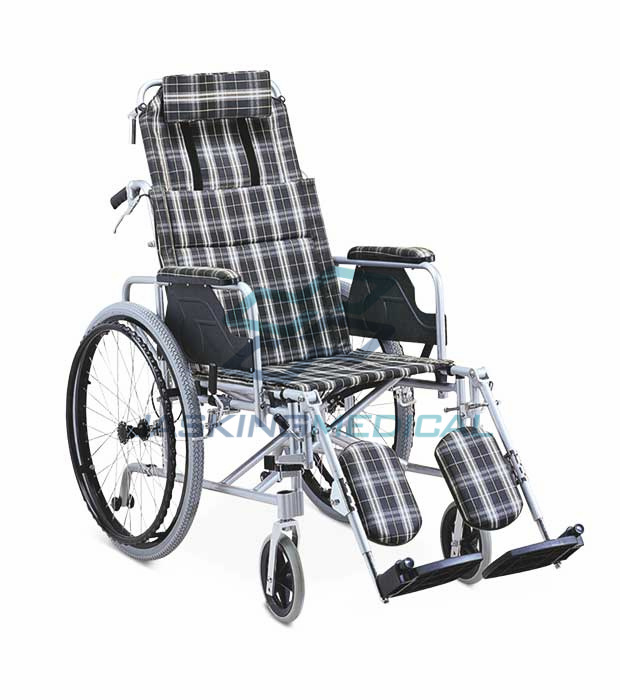 Portable Lightweight Reclining Aluminun Manual Wheelchair (JX-864LGC)