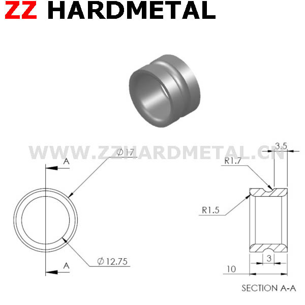 Yg6 Alloy Polishing Bore Cable Wire Guide Eyelet