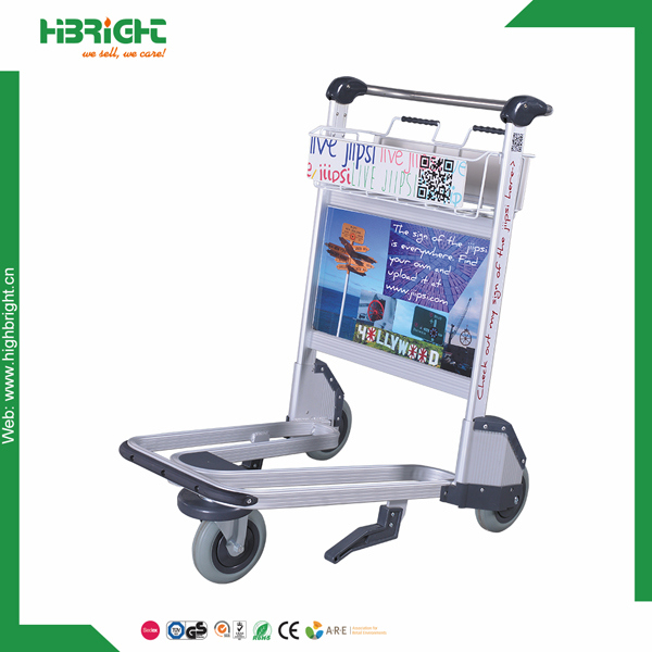 Duty Free Airport Luggage Trolley with Hand Break