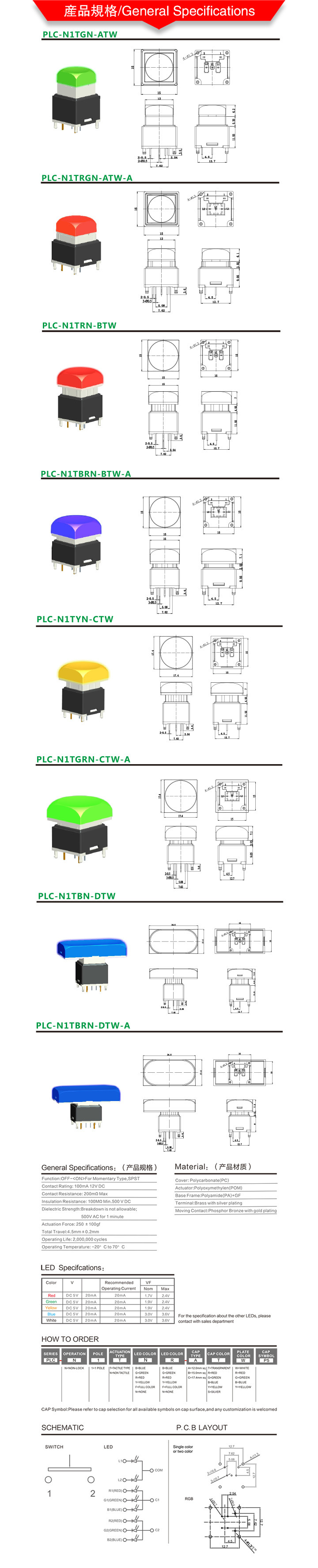 Audio Video Telecommunications Equipment Remote Control Magnetic LED Switch