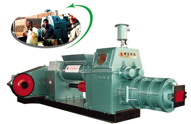 Jkr45/40-20 Compact Two Stages Brick Vacuum Extruder