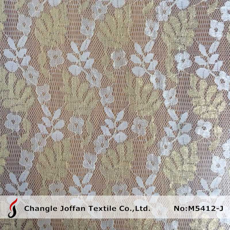 Cheap Gold Metallic Lace Wholesale (M5412-J)