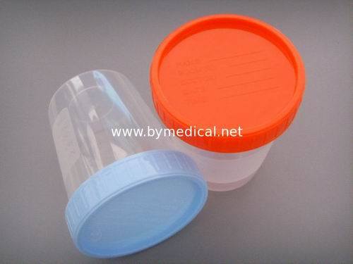 Disposable Plastic Urine Cup Container with Screw Cap