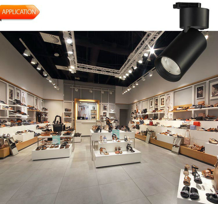 30W Energy Saving CREE LED Track Light Commercial Place