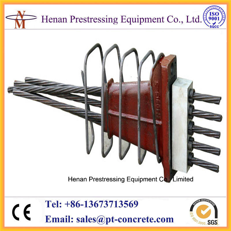 Post-Tensioning Systems Post Tension Multistrands Anchor Head and Wedges
