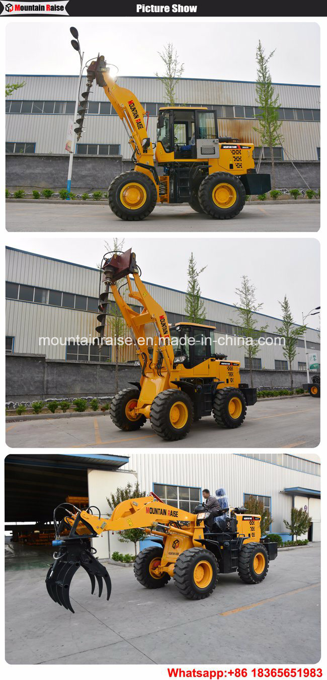 New Design Automatic Zl18 Compact Small Mini Wheel Loader