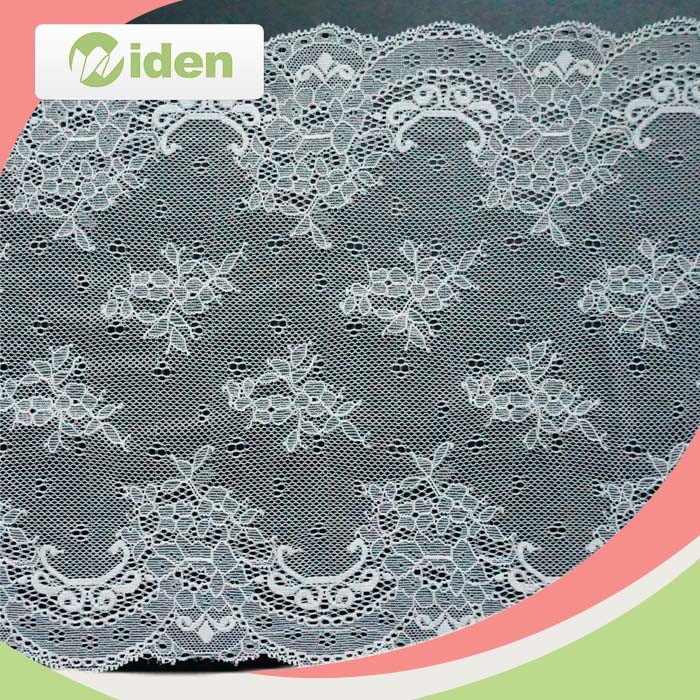 Embroidery Design Bridal Lace Trim Spider Web Pattern Stretch Lace
