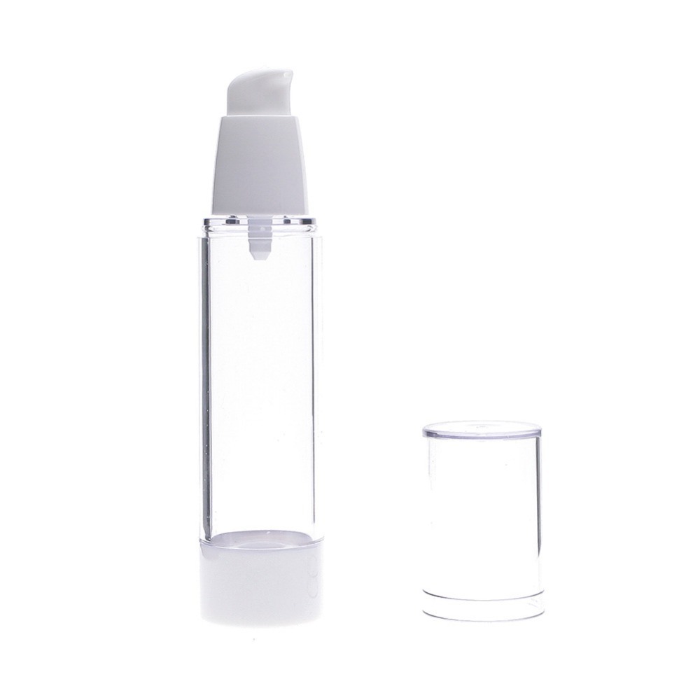 50ml Plastic Cosmetic Bottle Airless Pump Liquid Bottles