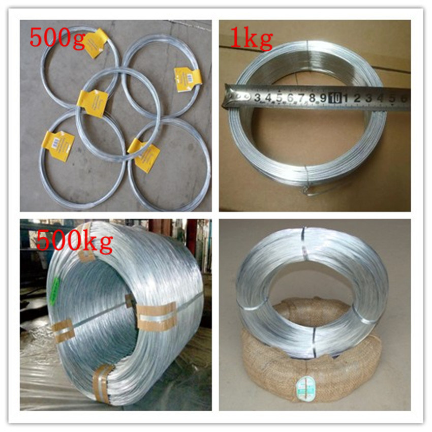 Electro Galvanzied Wire 0.7mm 0.8mm 0.9mm 7kg-25kg/Coil Constructions Binding Wire