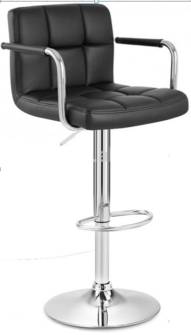 New Modern Check PU Design Barstool