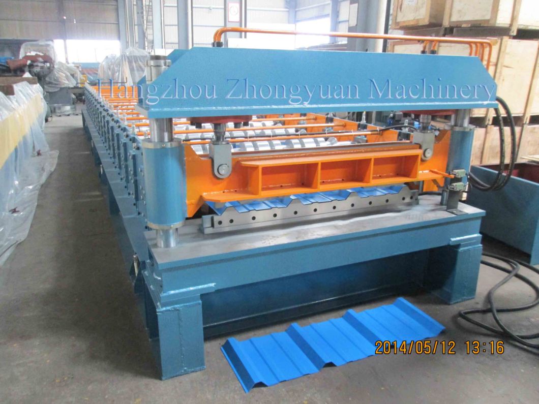 Color Steel Roof Panel Tile Making Metrocopo Roll Forming Machine