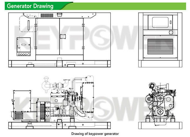 AC 3 Phase 400kVA Power Generator Diesel for Power Plant