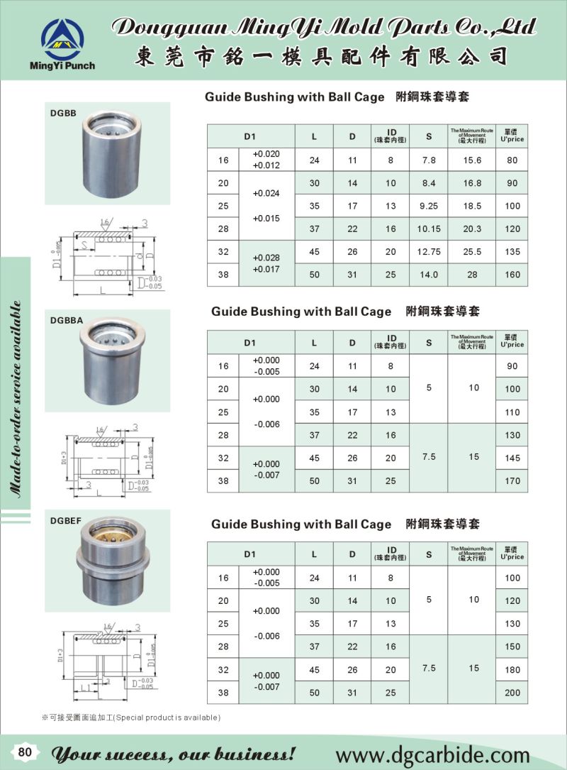 China High Quality Bushing Press Machine Brand New Mold