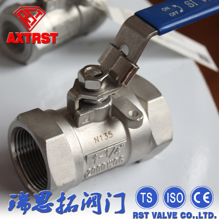 Wcb 2000wog Lockable 1PC Threaded Ball Valve