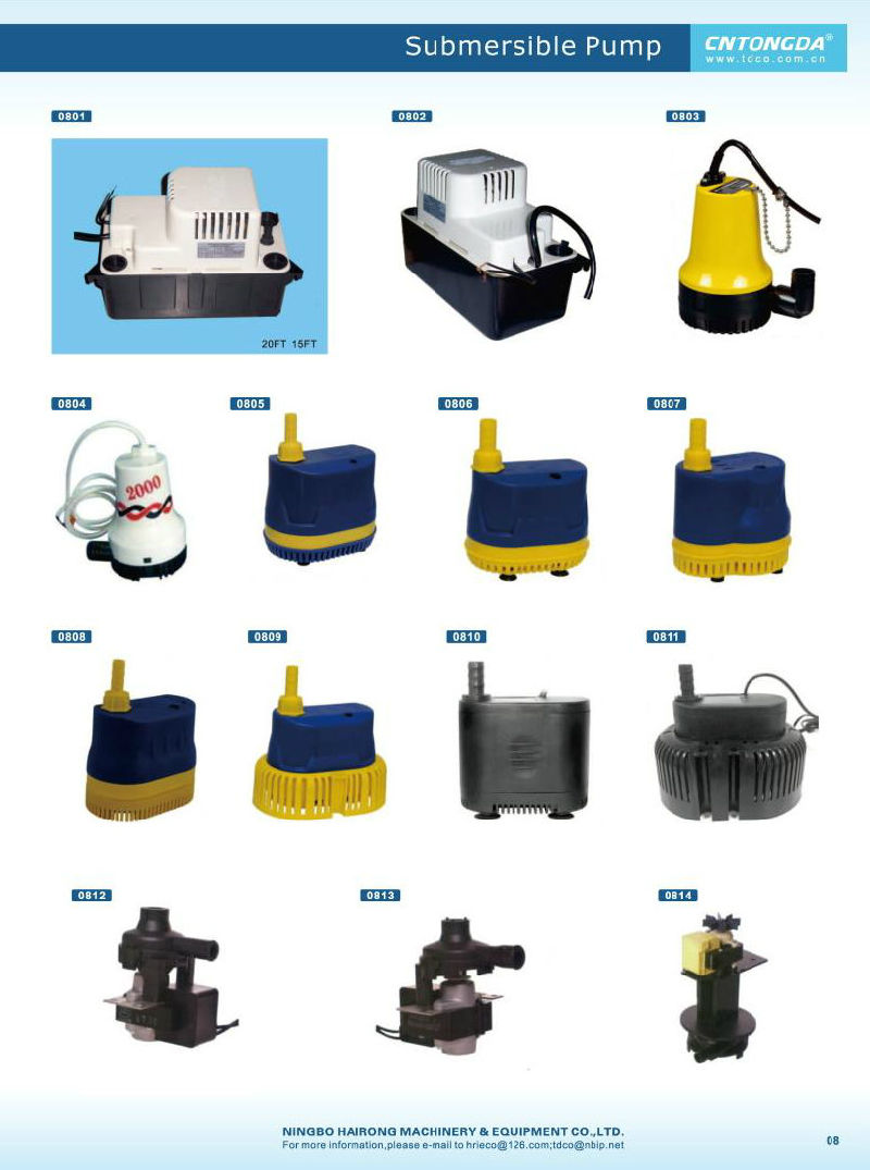 Mini Submersible Pump 20W - 75W