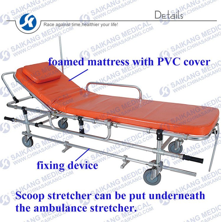 Hospital Hydraulic Emergency Stretcher for Ambulance