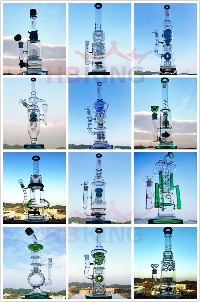 Hot Sale Recyler Hookah Glass Water Pipe Glass Pipe