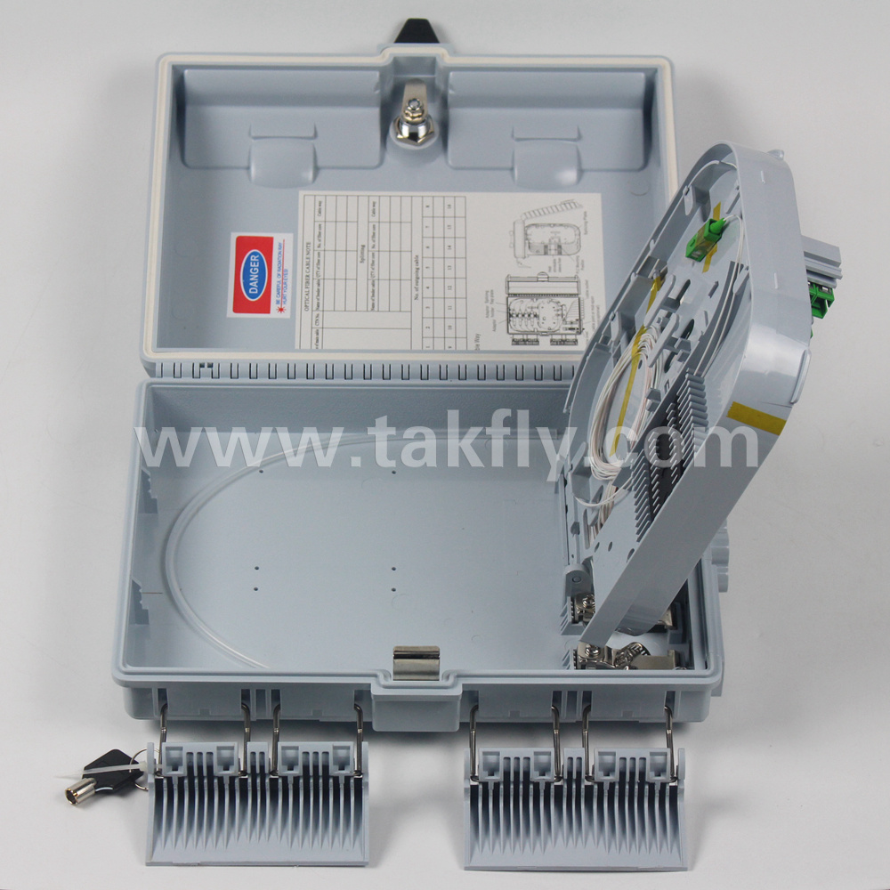 16 Ports Outdoor Fiber Termination Box for 1X16 PLC Splitter