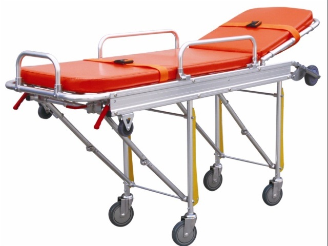 Hospital Ambulance Stretcher Trolley with Wheel