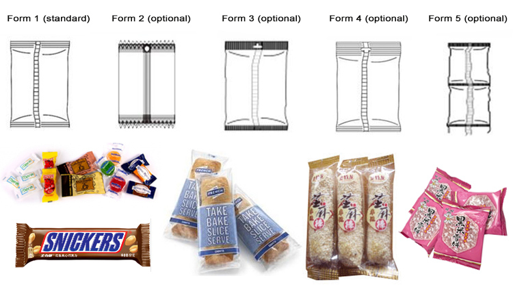 Chocolates Bread Instant Noodles Packaging Machine