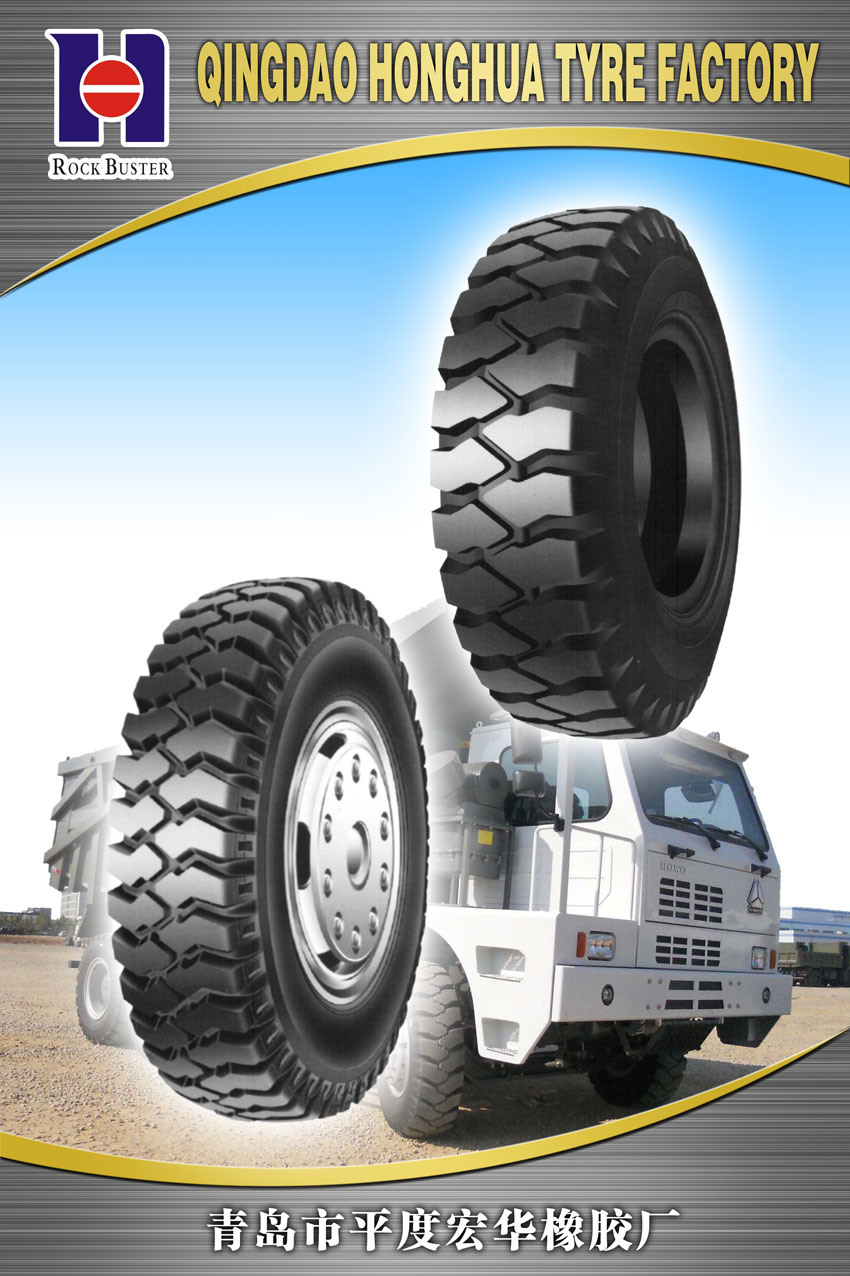 Truck Tyre/Mining Tyre (1400-25 1400-24 1300-25 12.00-20, 11.00-20, 10.00-20, 9.00-20, 7.50-16, 6.00-15)
