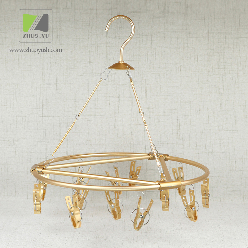 Manufacturing Round Aluminum Alloy Drying Rack / Clothes Hangers for Underwear