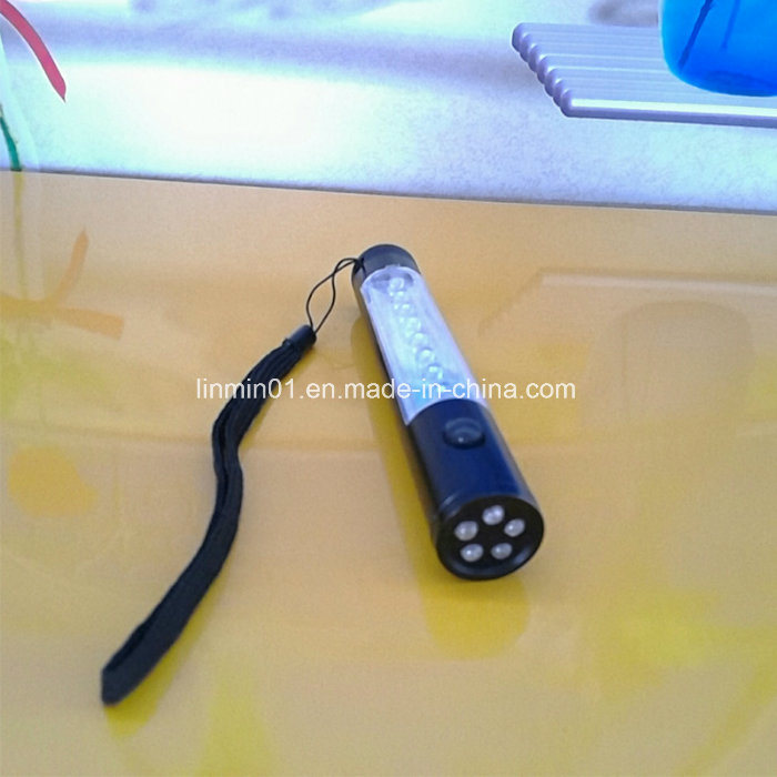Custom Aluminum LED Mini Flashlight with Keychain for Promotion Gift