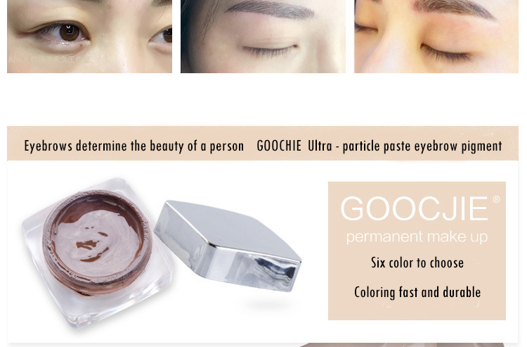 Goochie Permanent Makeup Eyebrow Tattoo Ink