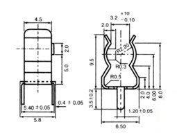 5X20 6X30 Glass Fuse Clip