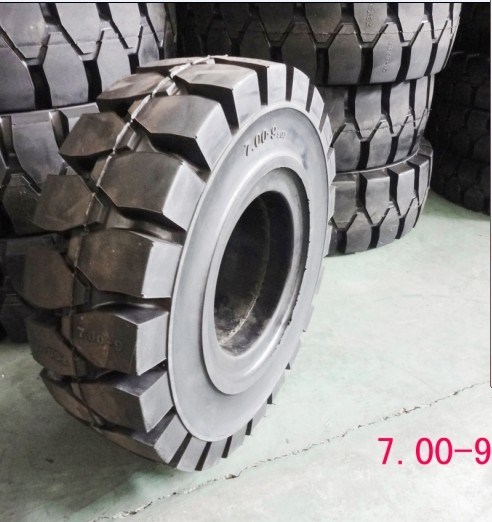 Manufacturer 21X8-9 Solid Solid Tire 3-Satge Construction Solid Rubber