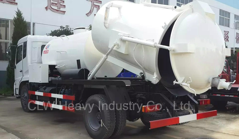 Dongfeng Cleaning Tanker and Suction Tanker Combined Sanitation Truck