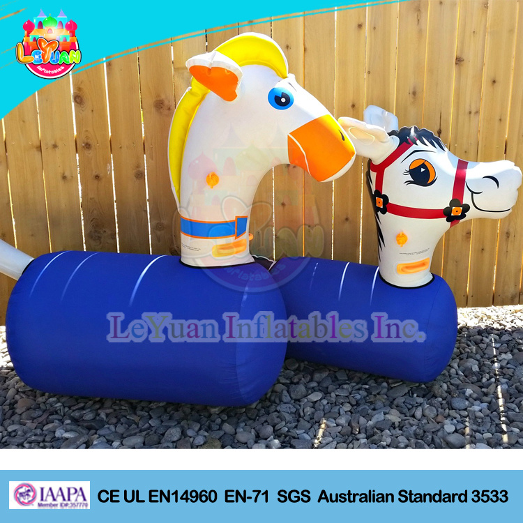 Hot Sale Inflatables Hop Horse Racing for Kids and Adult