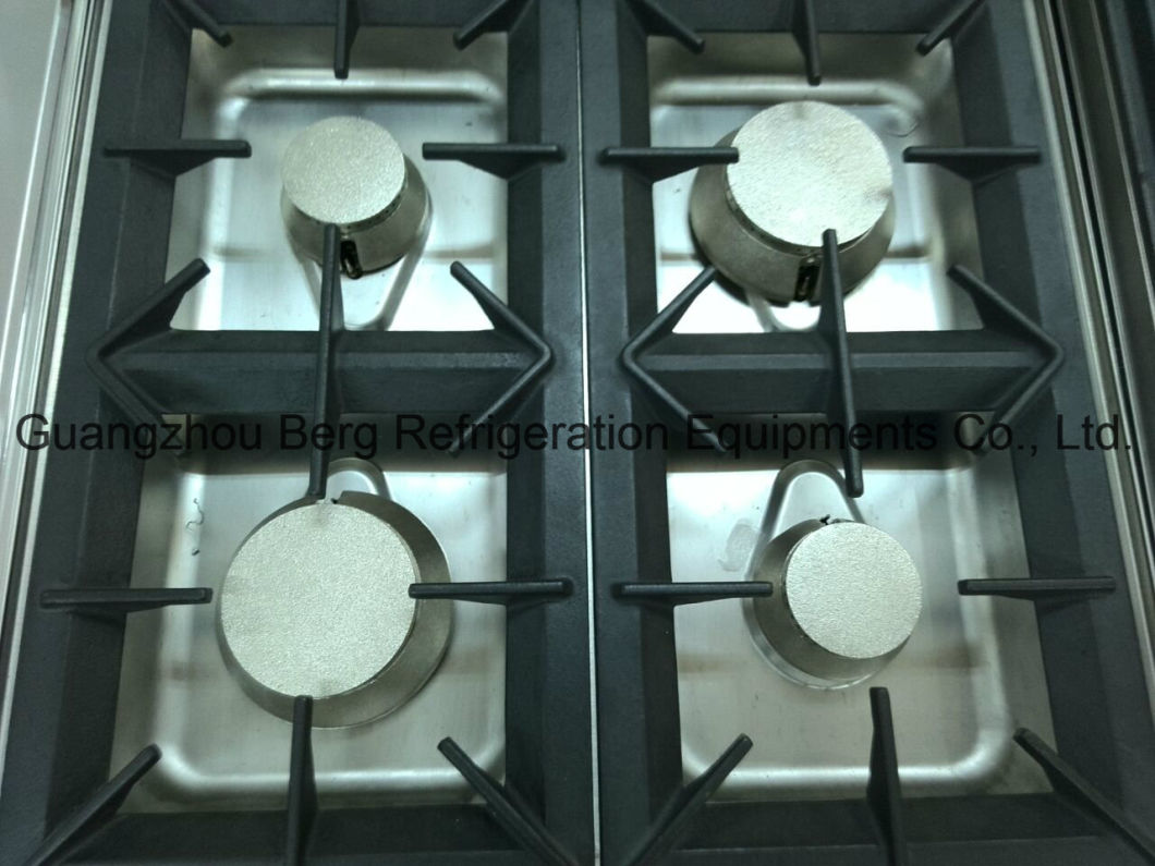 Commercial Fast Food Restaurant Counter Top Gas Stove