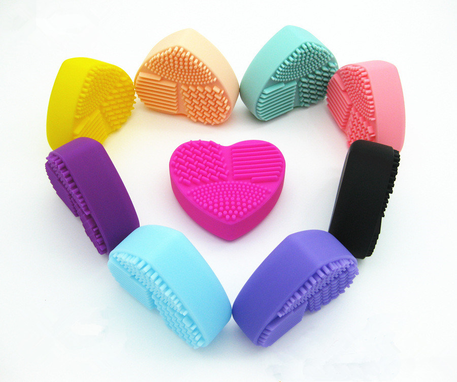 Factory for Heart Shaped Silica Clear Make up Brushes