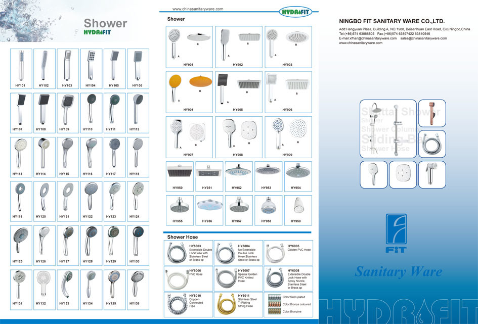 Good Quality Luxury Shower Head Combo (HY907)