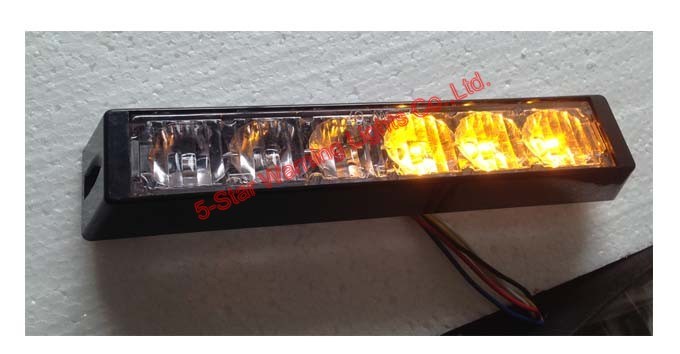 6W LED Lightheads Emergency Vehicle Warning Lights