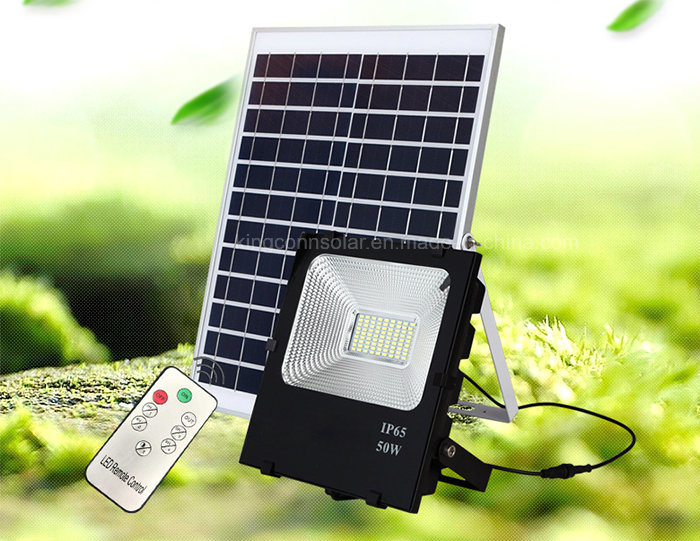 High Brightness 50W/100W Solar LED Powered Flood Light with Remote Control