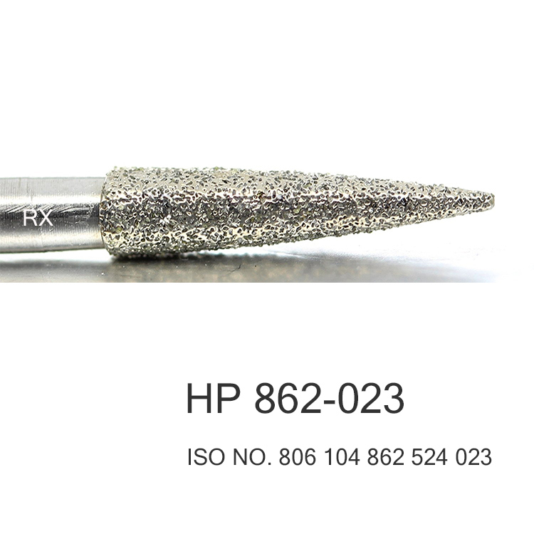 Laboratory Diamond Bur For Low Speed Handpiece HP 862-023