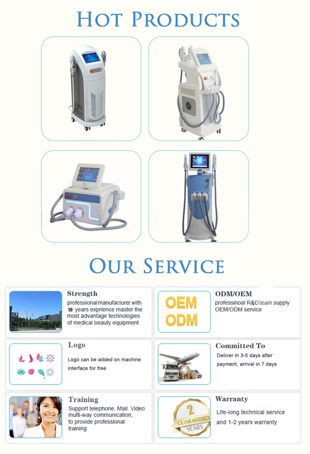 Professional IPL Opt Shr Laser Hair Removal Machine Manufacturer