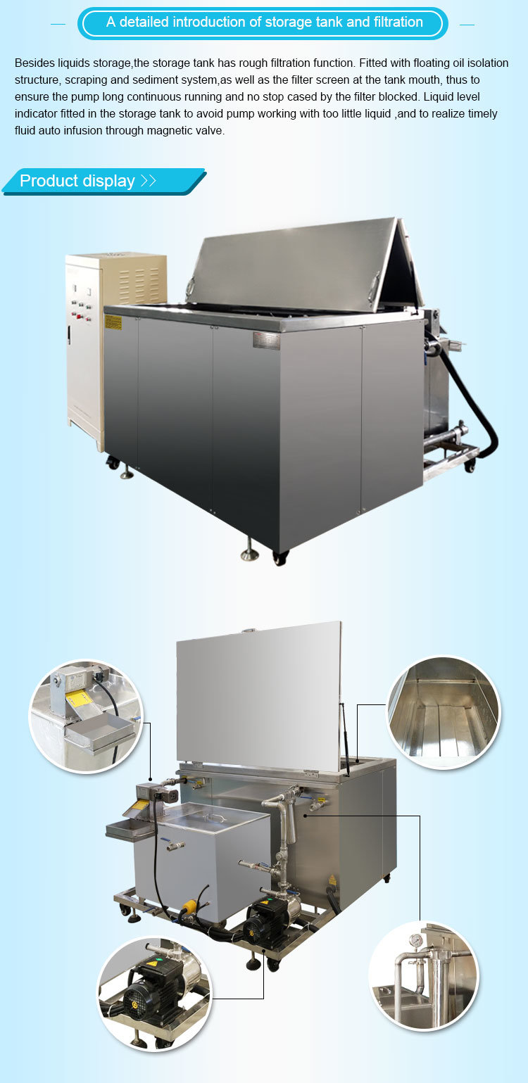 Filtration Andrecycling System Ultrasonic Cleaner for Carbon