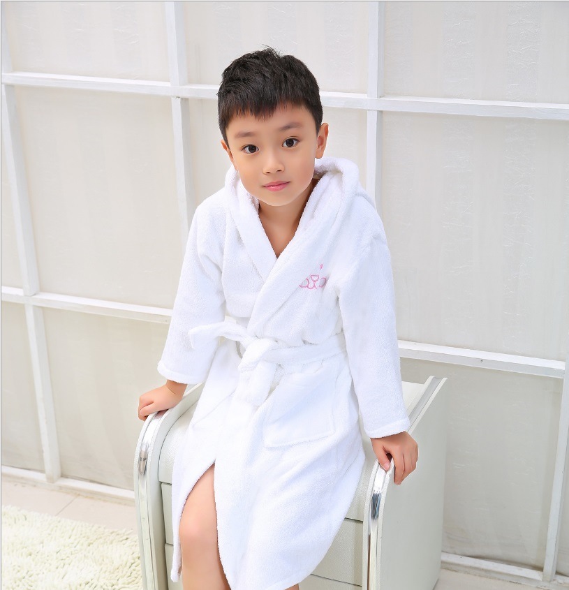 Factory Children's Cotton Terry Bathrobes Baby Bathrobe Wholesale