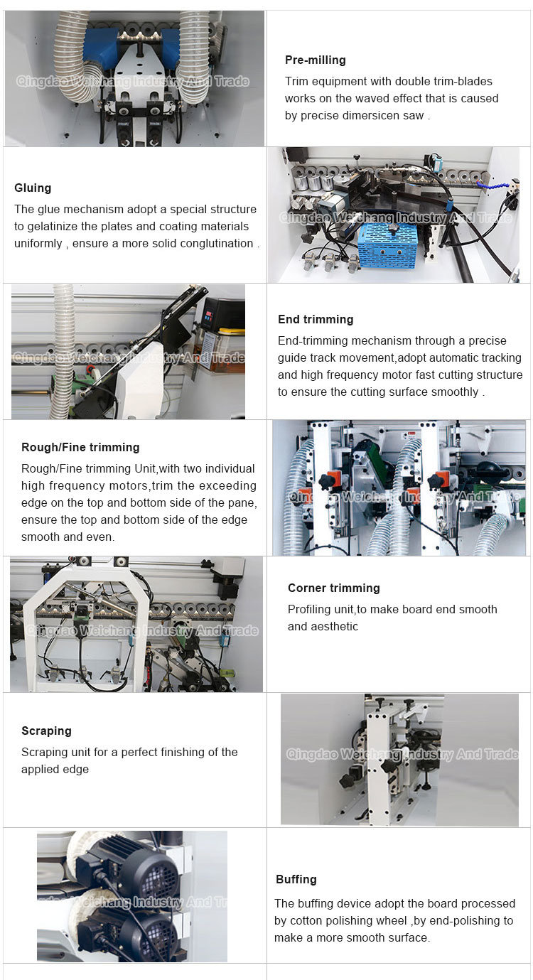 Wood Edge Banding Machine for Cabinet and Kitchen Board