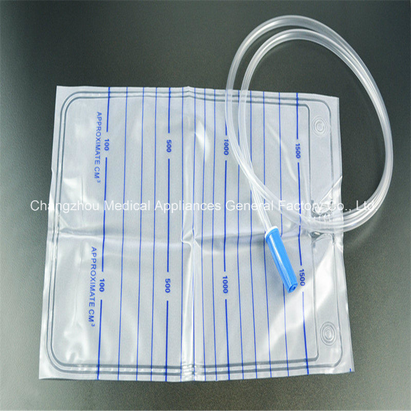 Medical 2000ml Urine Drainage Bag Without Outlet