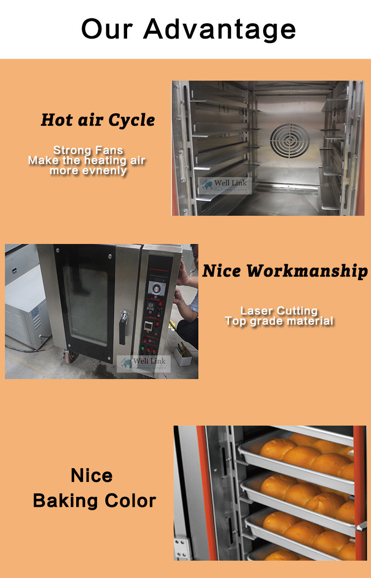 Gas Baking Convection Oven/Auto Spraying Convection Oven