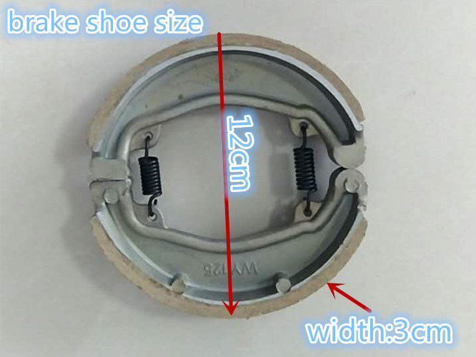 Ww-5131 Cbt125/Dayun-4 /Wy125 Motorcycle Brake Shoe,