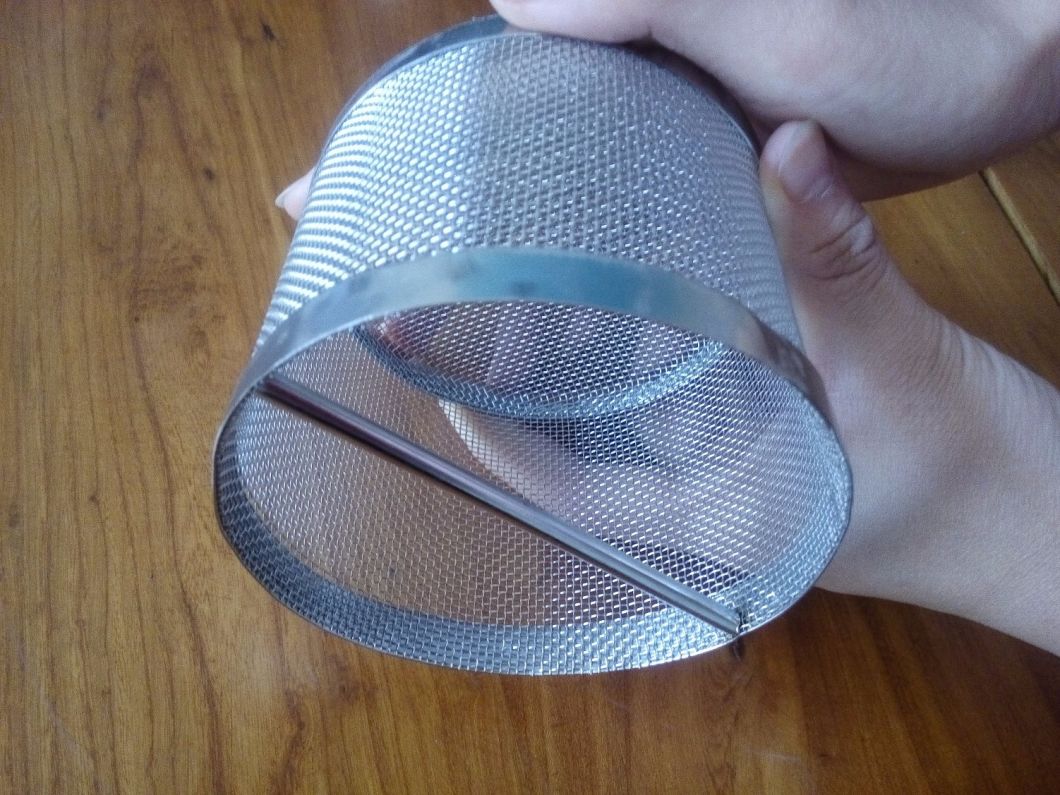 Stainless Steel Cylinder Wire Cloth Strainer with Single Open End