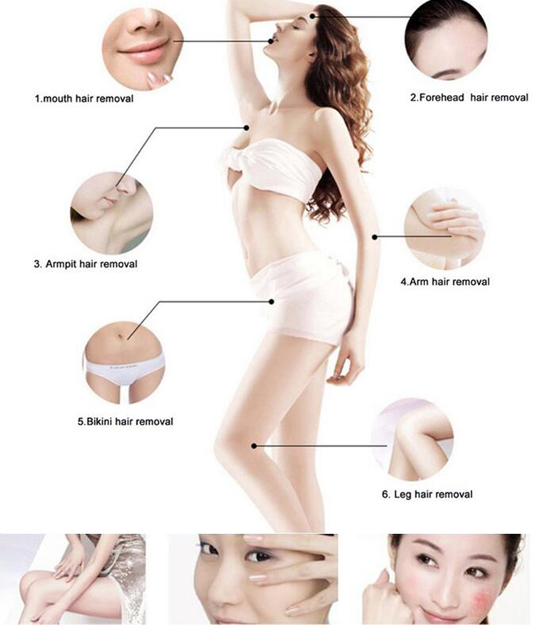 Portable Painless Beauty Opt Elight Diode Permanent Hair Removal