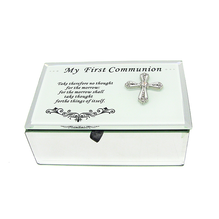 Wholesale High Quality Unique Gift Jewelry Glass Box (Hx-6588)