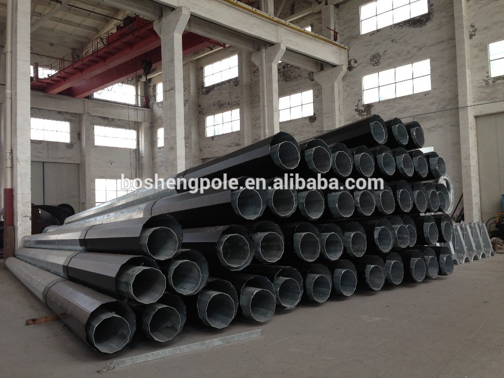 Galvanized Electric Power Transmission Steel Pole